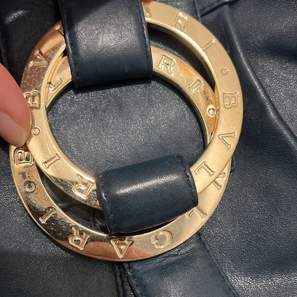 Teal Blue Bvlgari Chandra Bag - Picture 5 of 11